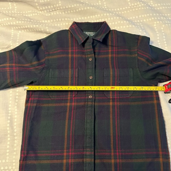 LAUREN Ralph Lauren Plaid Worsted Wool Shirt - SP - EUC - Picture 5 of 8
